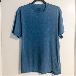 Patagonia heather blue tee, L